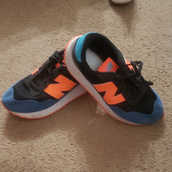 New Balance Other - New Balance Kids' Black and Orange Sneakers